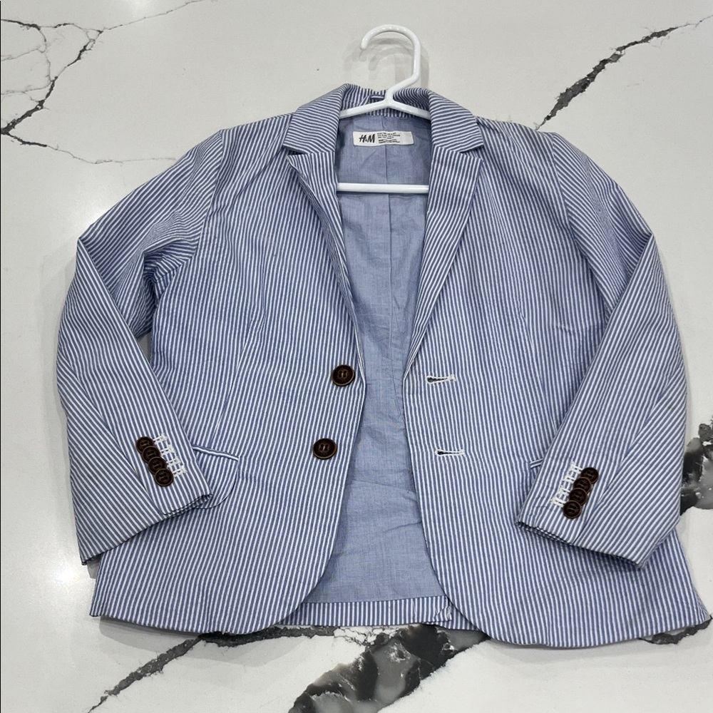 H&M Kids Blazer with Blue Stripes